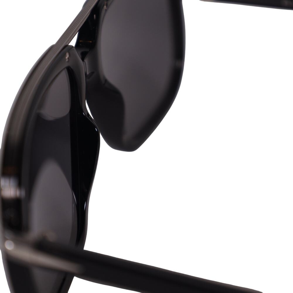 David Beckham Mens Modern Aviator Polarized Sunglasses-Black/Dark Ruthenium-NWT - Picture 7 of 9